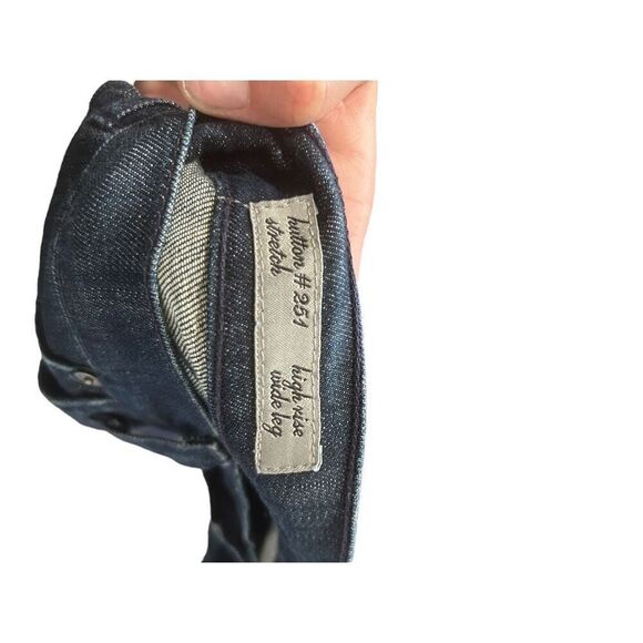 Citizens of Humanity High Rise Wide Leg Stretch Jerome Dayan Dark Wash Size 27 - Picture 11 of 16